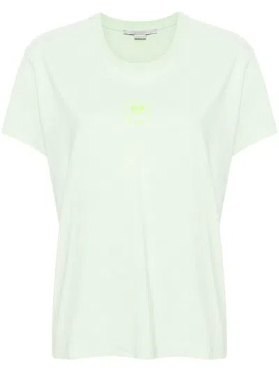 Stella Mccartney Lovestruck Logo Cotton T-shirt In White