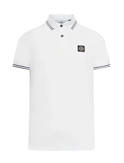 Stone Island T-shirts And Polos White