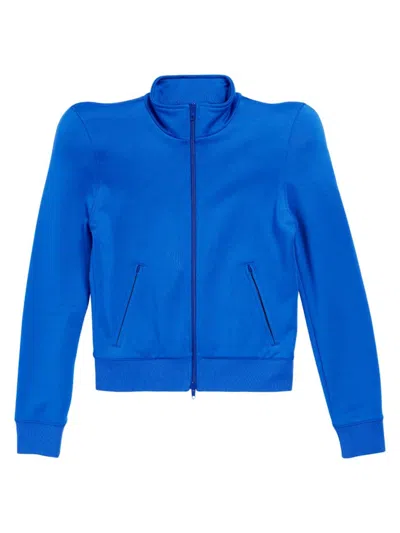 Balenciaga 3b Sports Icon Zip-up Jacket In Blue