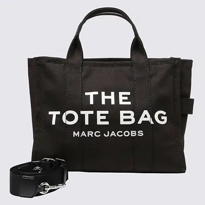 Marc Jacobs Black And White Canvas Handle Bag