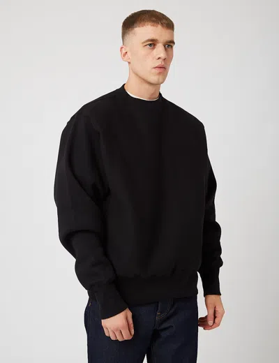 Camber Crew Neck Sweatshirt (12oz) In Black