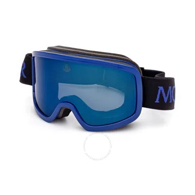 Moncler Eyewear Terrabeam Ski Goggles In Blue