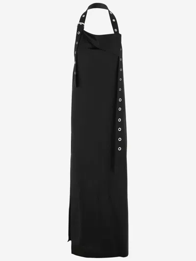 Off-white Technical Jersey Dress In Black