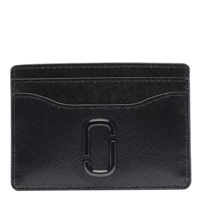 Marc Jacobs The Utility Snapshot Dtm Card Case In Black/shiny Black
