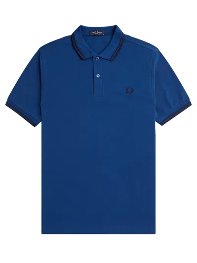 Fred Perry Fp Twin Tipped Shirt Clothing In Blue
