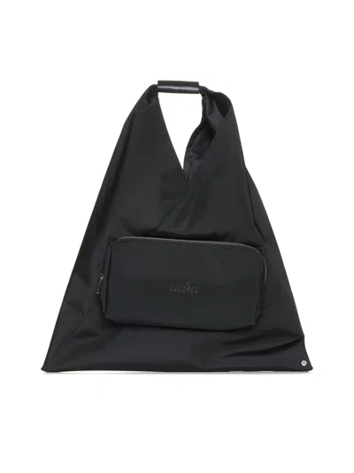 Mm6 Maison Margiela Japanese Mediun Tote Bag In Black