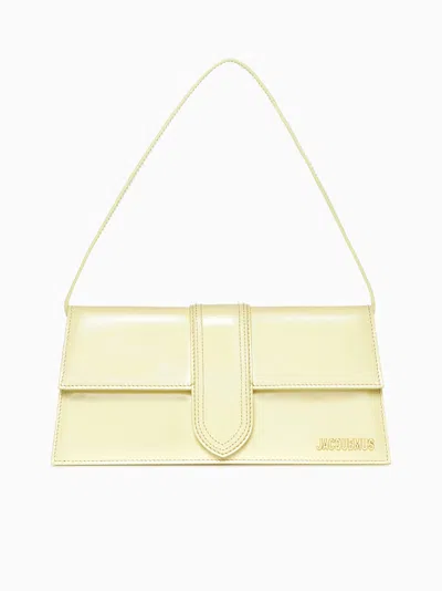 Jacquemus Shoulder Bag In Pale Yellow