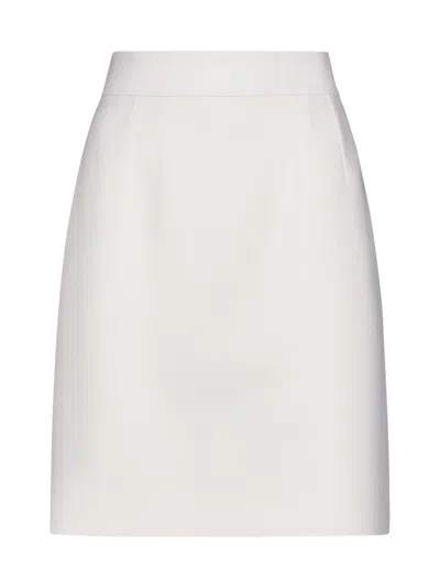 Dolce & Gabbana Skirt In Bianco Naturale