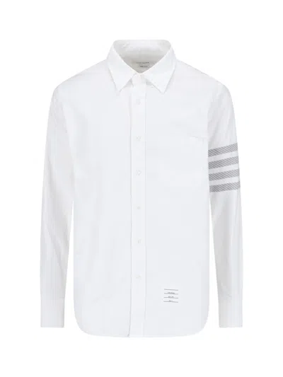 Thom Browne 4-bar Shirt In White