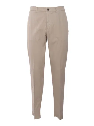 Peserico Linen Tailored Trousers In Beige