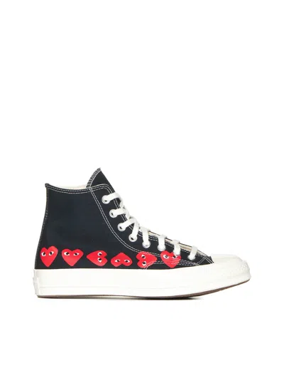 Comme Des Garçons Play Chuck 70 Trainers In Black