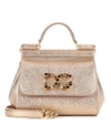 DOLCE & GABBANA SICILY MINI LEATHER SHOULDER BAG,P00272761-1