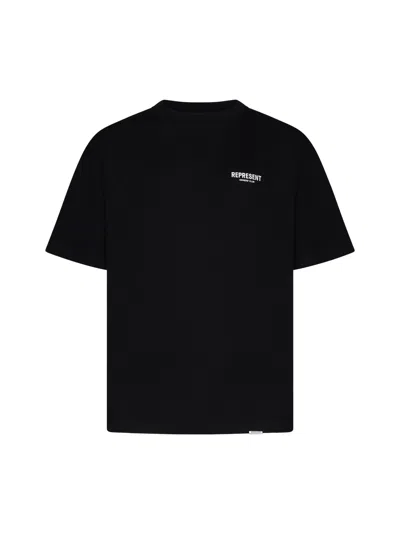 Represent Cotton T-shirt In Black