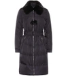 PRADA FUR-TRIMMED COAT,P00269177