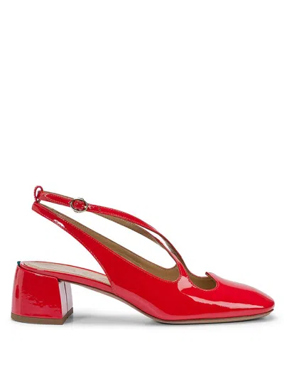A.bocca Slingback 'two For Love' With Heart-shaped Vamp In Red