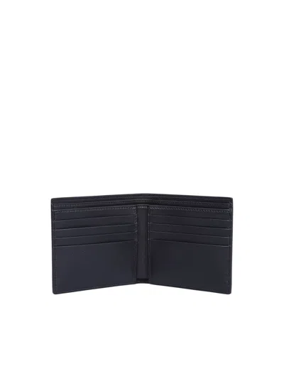Alexander Mcqueen Leather Flap-over Wallet In Black