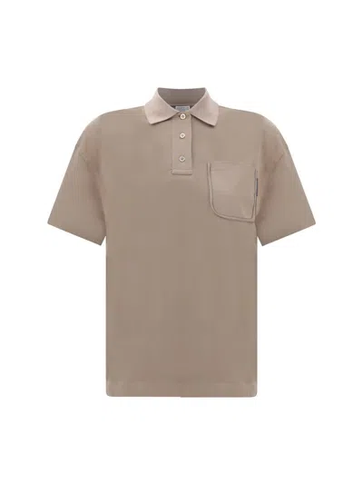Brunello Cucinelli Polo Shirt In Brown