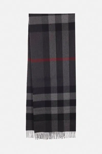 Burberry Scarves In Charcoal