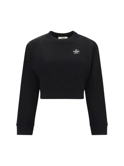 Fendi Sweatshirts In Black