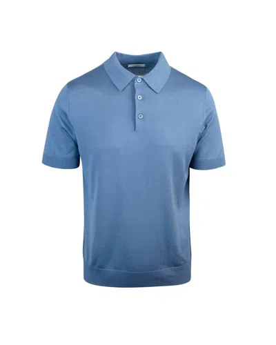 Paolo Pecora Polo Shirt In Sky Blue