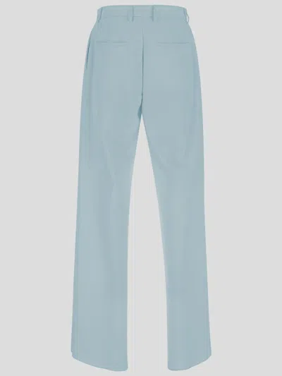 Lardini Trousers In Clear Blue