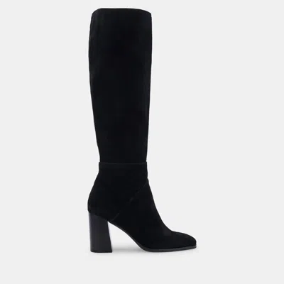 Dolce Vita Women's Fynn Block-heel Dress Boots In Onyx