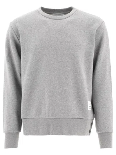 Thom Browne "loopback" Sweatshirt In Grey