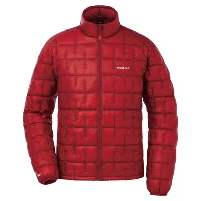 Pre-owned Montbell Plasma 1000 Down Jacket Men's Lightweight Red Size L