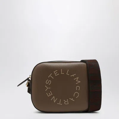 Stella Mccartney Mini Stella Logo Bag In Brown