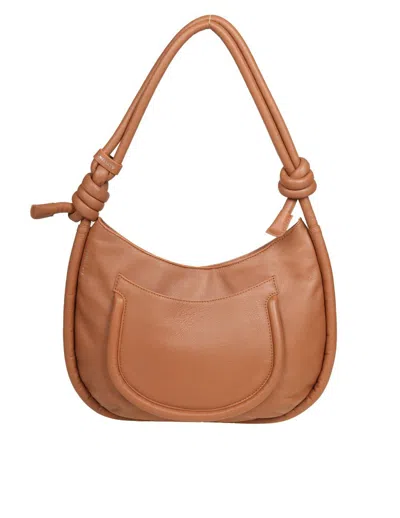 Zanellato Soft Leather Shoulder Bag In Beige