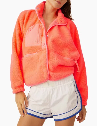 Fp Movement Hit The Slopes Fleece Jacket In Pink