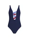 Valimare Women's St. Martin One-piece Swimsuit In Navy