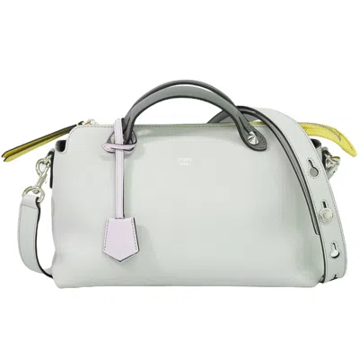 Fendi By The Way White Leather Shoulder Bag () In Neutral