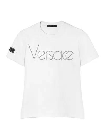 Versace T-shirt Clothing In White