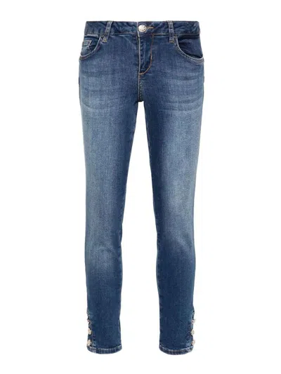 Liu •jo Mid-rise Skinny Jeans In Medium Wash