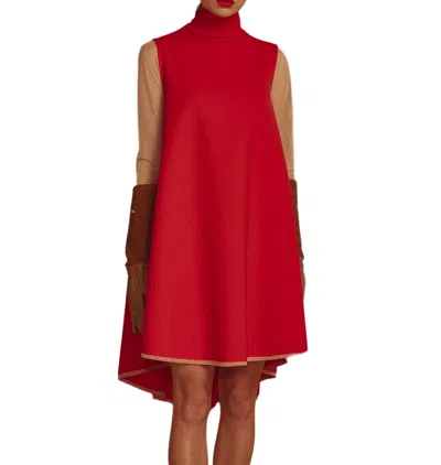Marie Saint Pierre Tadeo Sleeveless Dress In Ruby Tinta In Multi
