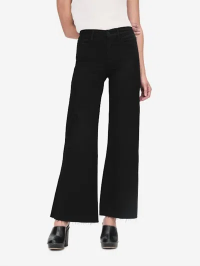 Frame Le Palazzo Crop Pants In Black