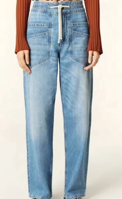 Ba&sh Jeans Mima In Blue Jeans In Multi