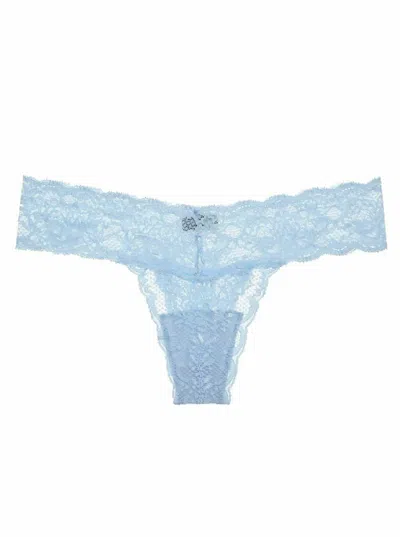 Cosabella Women's Never Say Never Cutie Thong Panty In Sorento Blue In Multi