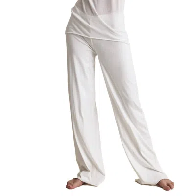 Skin Double Layer Pant In White