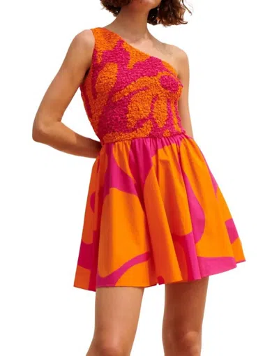 Saylor Luana Mini Dress Hawaiian Punch Xl In Multi
