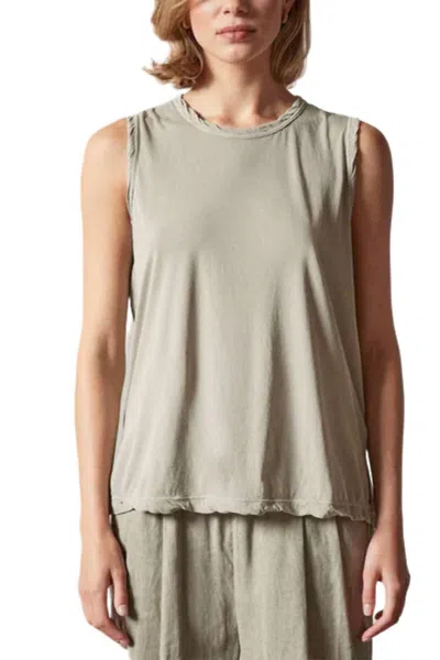 James Perse Tank High Gauge Fresca Jersey Top In Mineral Pigment In Multi