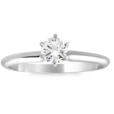 Pompeii3 1/3ct Solitaire Round Cut Diamond Engagement Ring In 14k Gold Lab Grown In Multi