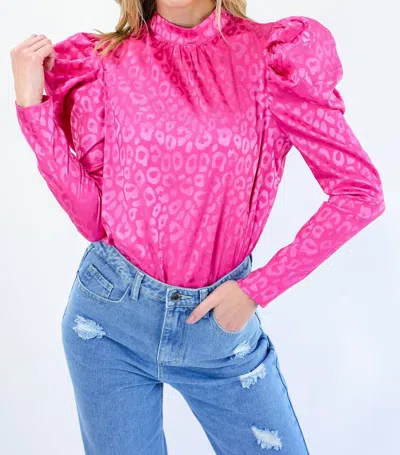 Flying Tomato Grab Your Passport Top In Hot Pink