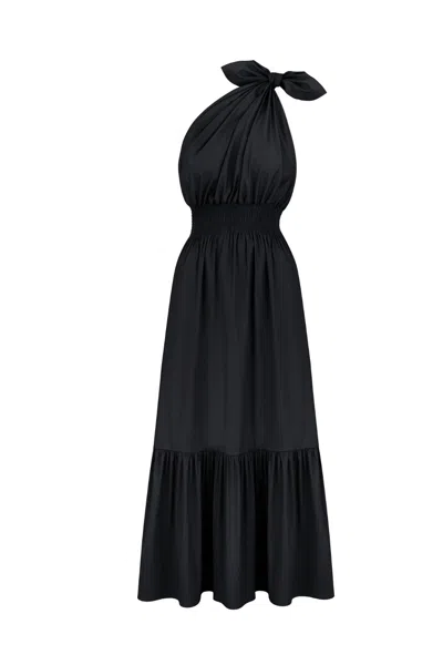 Monica Nera Demi Maxi Dress In Black