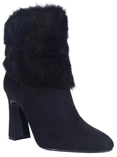 Impo Oritha Womens Faux Suede Ankle Ankle Boots In Black
