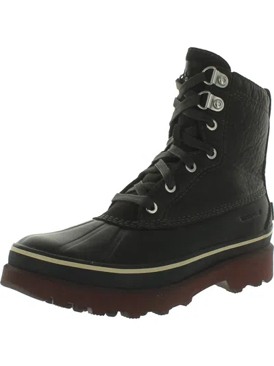 Sorel Caribou Storm Wp Mens Leather Rain Boots In Multi
