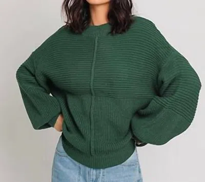 Le Lis Just My Luck Sweater In Green