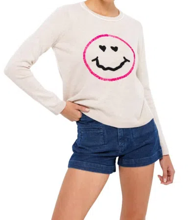 Lisa Todd Happy Go Lucky Sweater In Almond In Pink