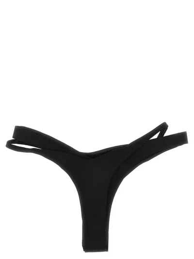 Mugler Double-effect Bikini Briefs In Black